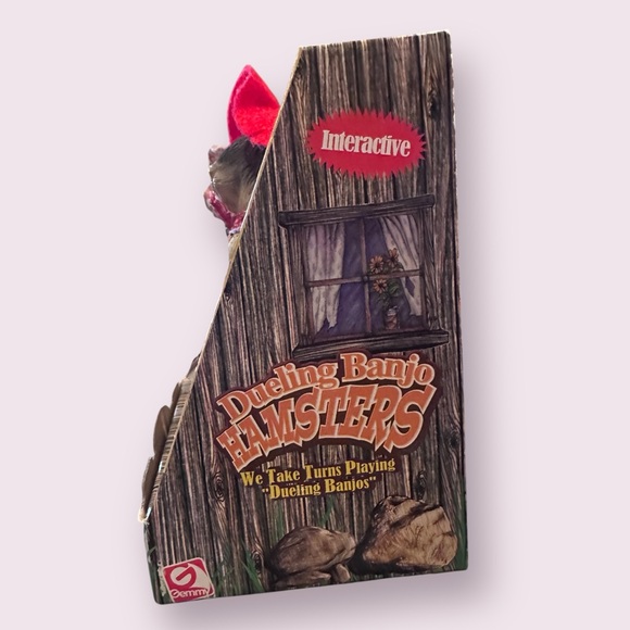 Vintage New In Package Gemmy Dueling Banjo Hamsters Interactive Buck & Chuck - Picture 5 of 8